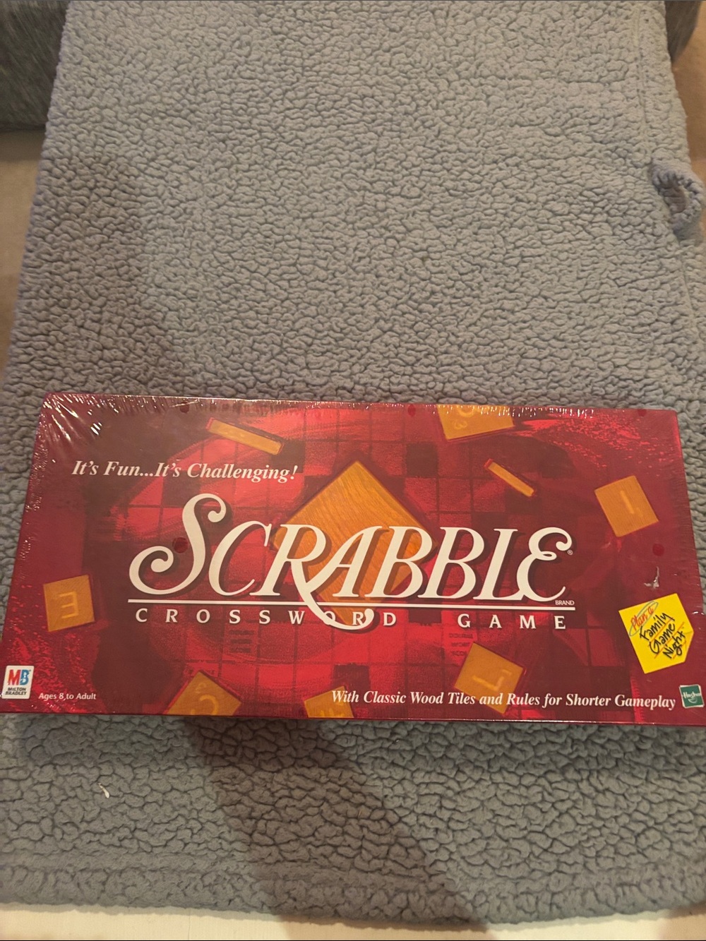 NWT Hasbro Scrabble Crossword Game - Red and Yellow Box